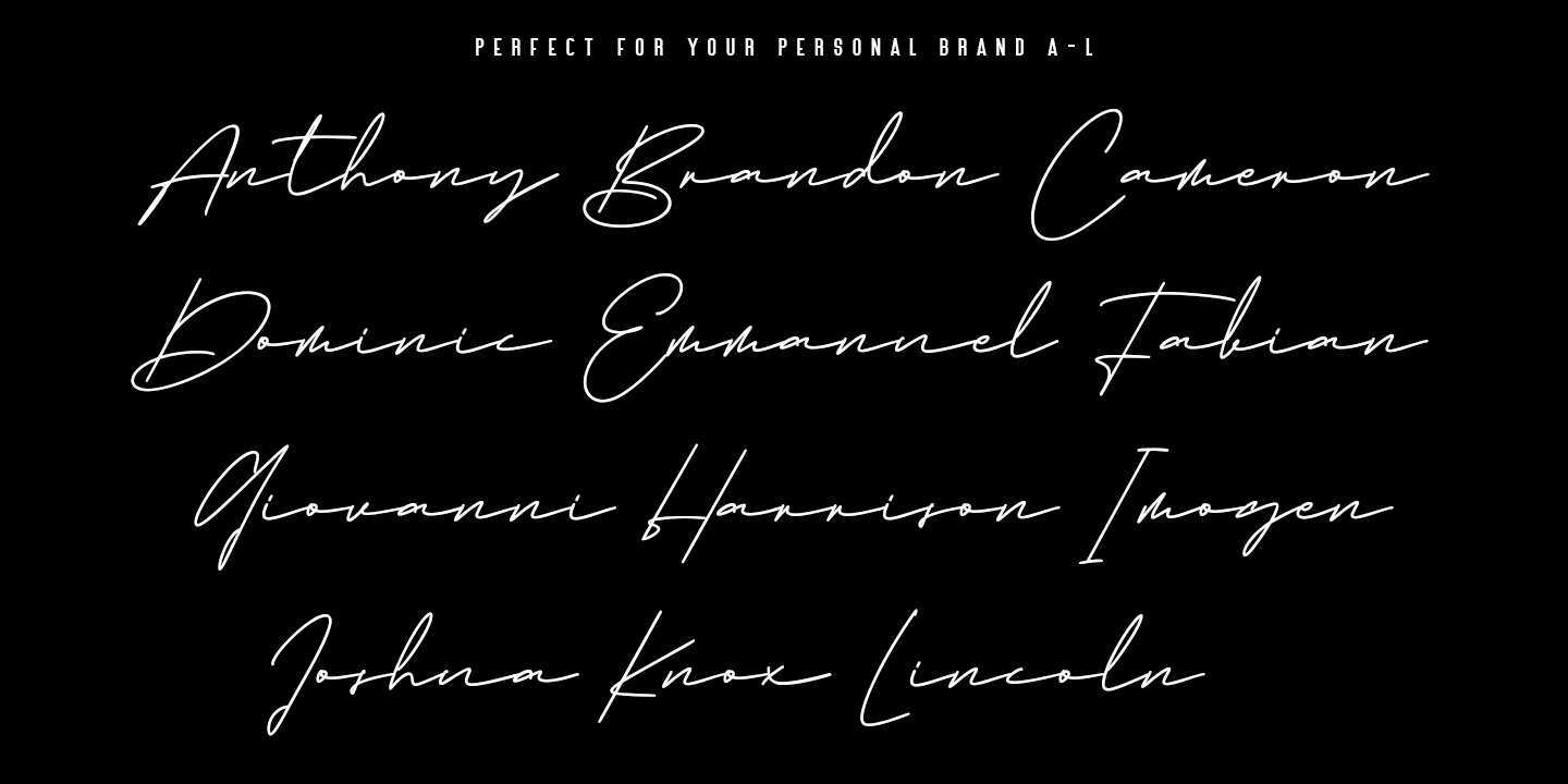 Example font Emma Goulding #8